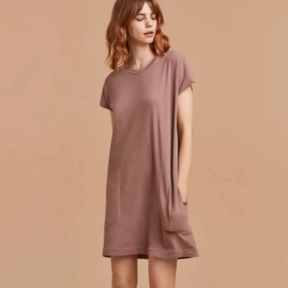 Aritzia Community Blue Metrocles Mini Shirt Dress - Picture 7 of 8